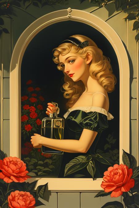 11586-4099687777-masterpiece,best quality,_lora_tbh213-_0.7_,illustration,style of Enoch Bolles A bottle of perfume in garden.png